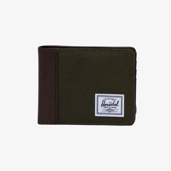 herschel hank wallet (ivy green/chicory coffee)