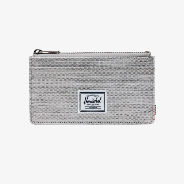 herschel oscar large cardholder (light grey crosshatch)