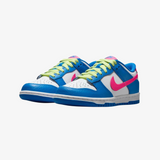 gradeschool nike dunk low (photo blue/hyper pink)