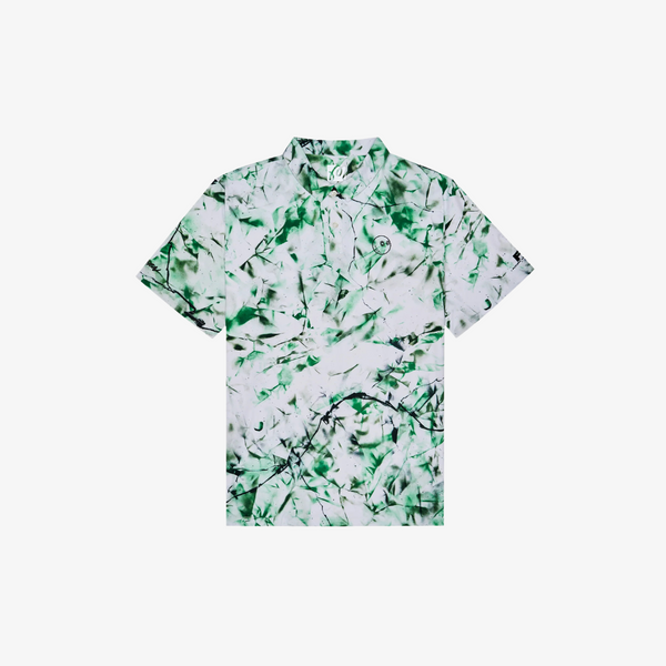 mens malbon x futura poly performance polo (camo/multi)