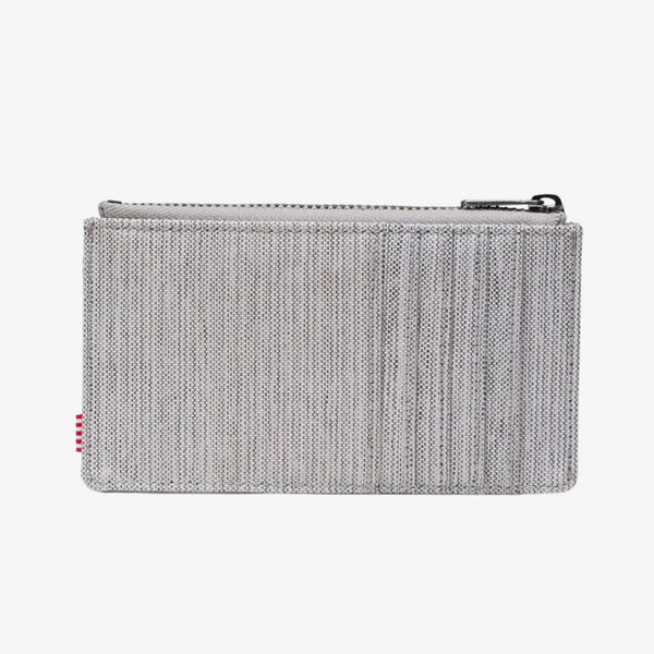 herschel oscar large cardholder (light grey crosshatch)