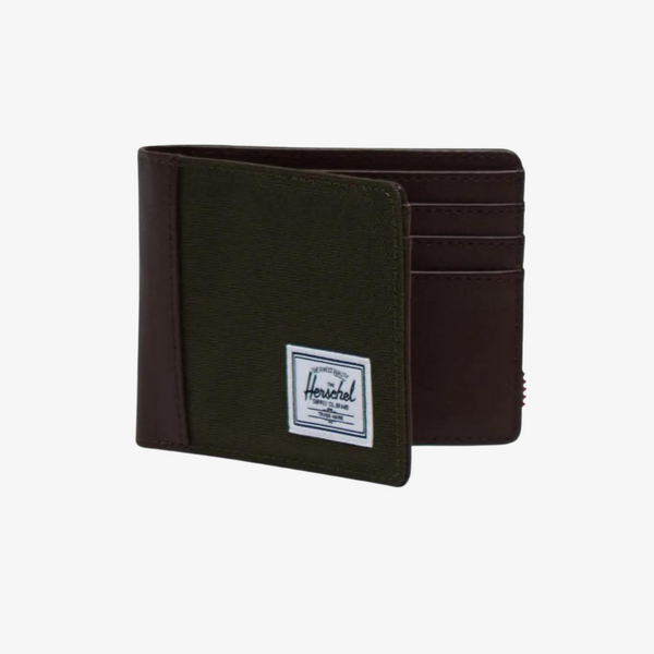 herschel hank wallet (ivy green/chicory coffee)