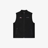 mens malbon x futura poly down vest (black)