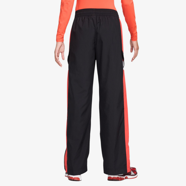 womens nike sportswear pants (black/bright crimson)