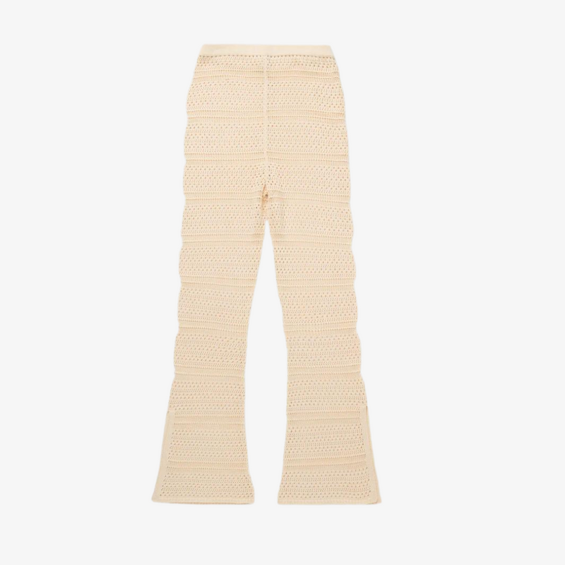 womens honor the gift crochet pants (cream)