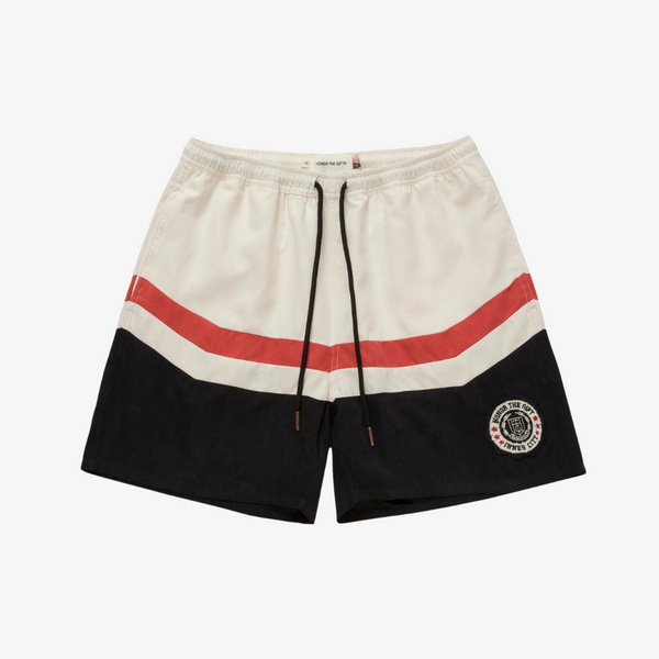 mens honor the gift brushed poly track shorts (black)