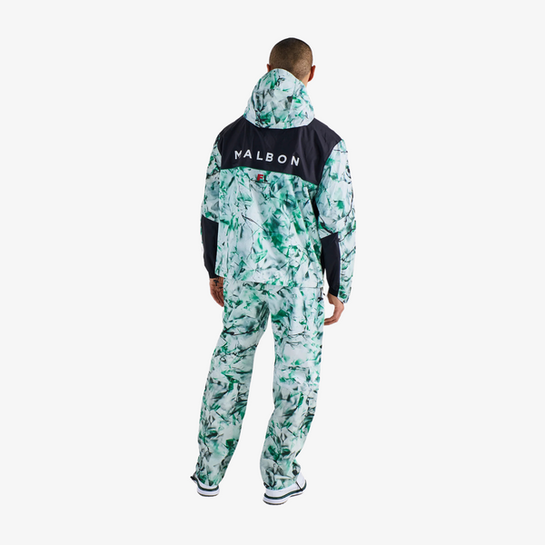 mens malbon x futura crackle camo rain jacket (camo/multi)