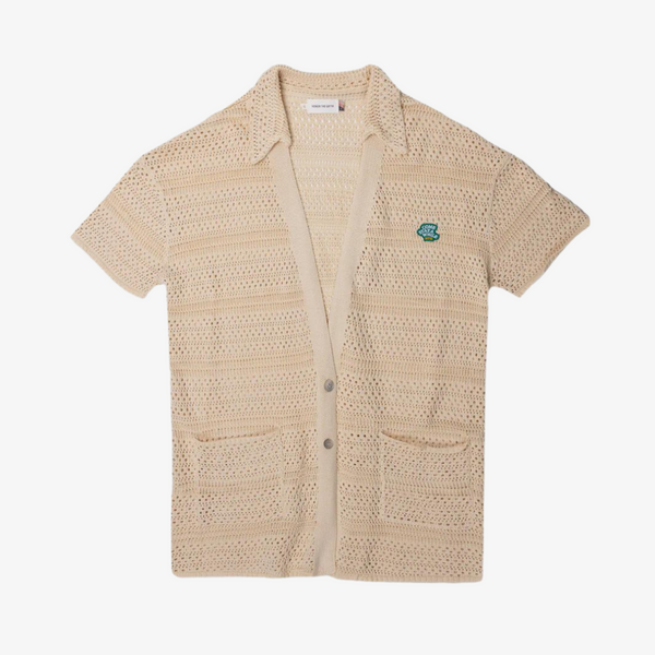 womens honor the gift oversized button down (cream)