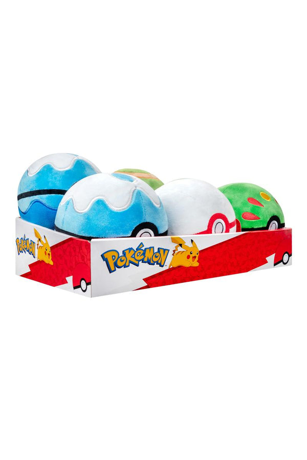pokemon poke ball plush assortment