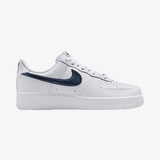 mens nike air force 1 '07 lv8 (white/midnight navy)