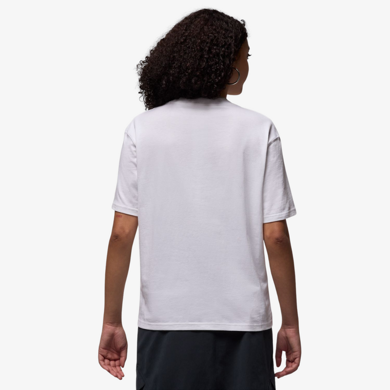 womens jordan graphic s/s tee (white)