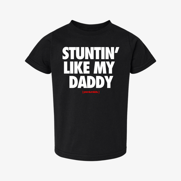 premium kids like my daddy s/s tee (black)