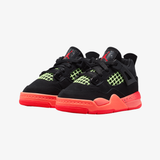 toddler jordan 4 retro (black/infrared 23-bright mango)