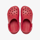 toddler crocs classic clog (red)