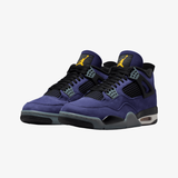 mens jordan 4 retro (imperial purple/multi-color)