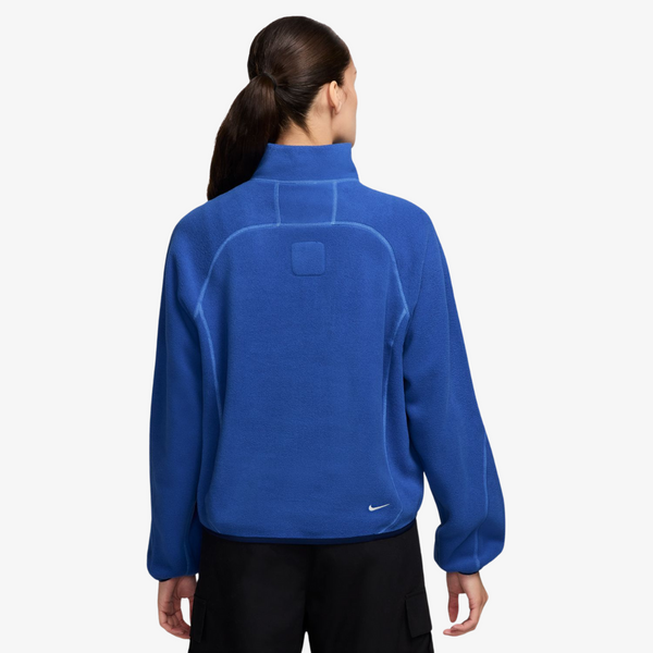 womens nike acg half zip jacket (blue)