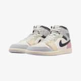 mens jordan 1 mid se (sail/iced jade)