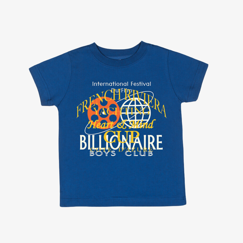 kids billionaire boys club cannes s/s knit (sky diver)