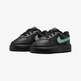 toddler nike force 1 low (black/arctic green-anthracite)