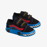 toddler vans old skool v car (black/blue)