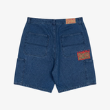 mens pas de mer pdm denim shorts (blue)