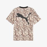mens puma x a$ap rocky snakeskin s/s tee (frosted ivory-aop)