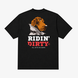 mens ridin' dirty all bite s/s tee (black)