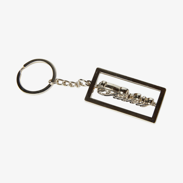 huf emblem keychain (silver)