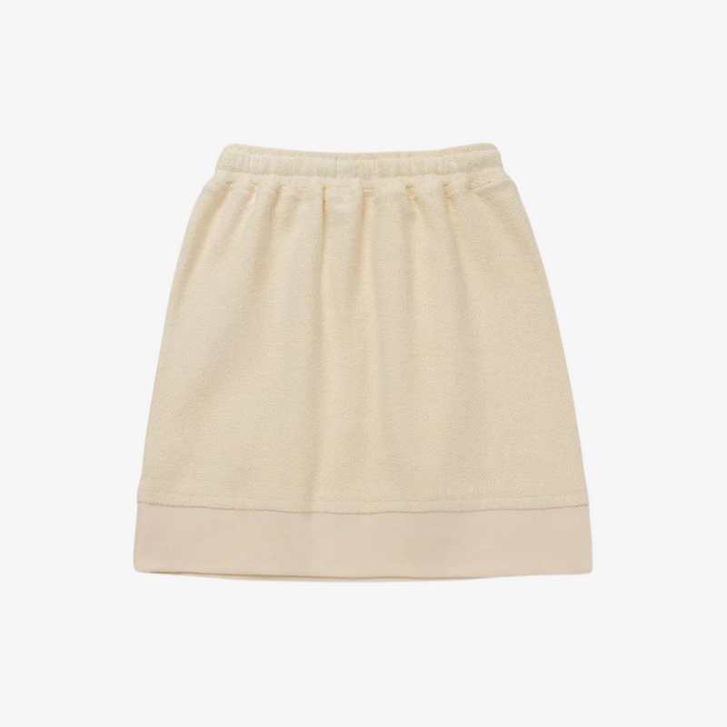 womens honor the gift terry skirt (bone)