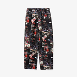 mens jordan jordan flight woven pants (black/sail)