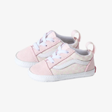 crib vans old skool (checkerboard pastel pink)