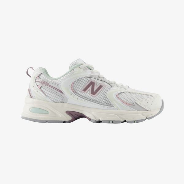 mens new balance 530 (white/pink/seasalt)