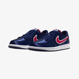 mens air jordan 1 retro low og "howard" (college navy/university red-white)