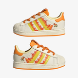 toddler adidas x pokemon superstar II (cream white/shock yellow/bold orange)