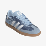 gradeschool adidas samba og (clear sky/white)