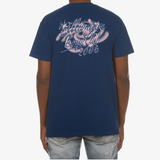 mens billionaire boys club astro s/s tee (navy)