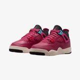 preschool jordan 4 retro "she's a star" (sweet beet/desert pink)
