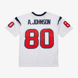 mens mitchell and ness andre johnson jersey (white)