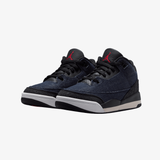 preschool jordan 3 x levi's® "indigo and gym red" (denim/black-sail)