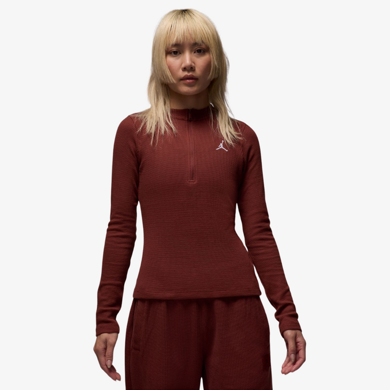 womens jordan thermal l/s shirt (dark pony)