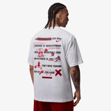 mens jordan banned s/s tee (white)