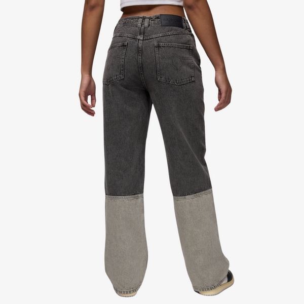 womens jordan denim pants (grey)