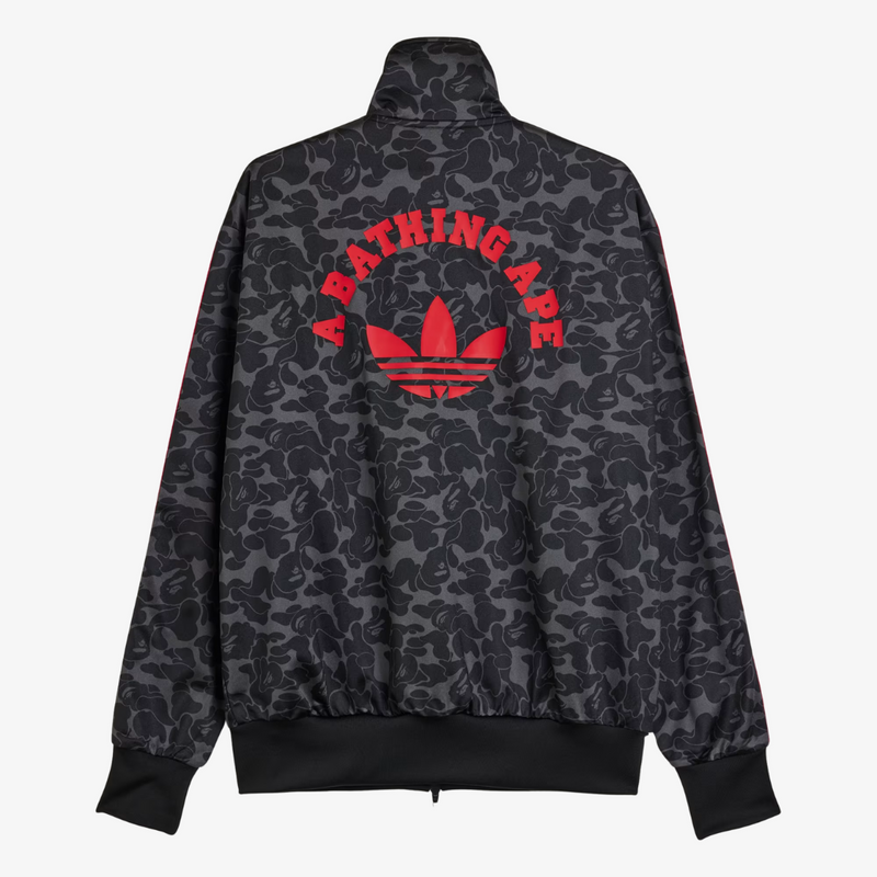 mens adidas x bape track jacket (black)