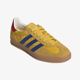 mens adidas gazelle indoor (bold gold/power blue)