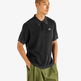mens malbon brickwork polo (black)