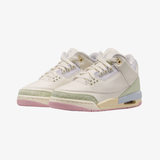 gradeschool jordan 3 retro (sail/jade aura)