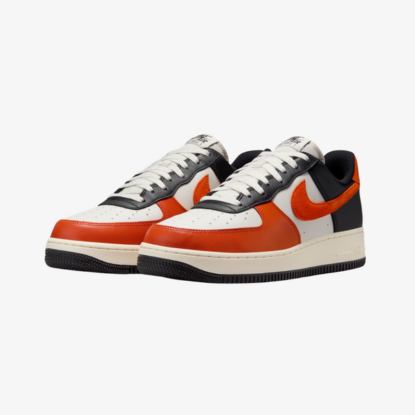 mens nike air force 1 07 lv8 (black/vintage coral)