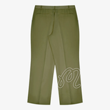 mens malbon la perla pant (olivine)