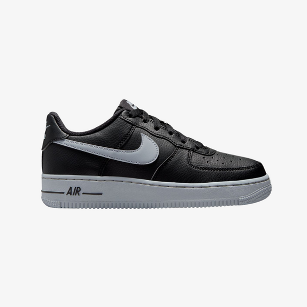 gradeschool nike air force 1 (black/ wolf grey)