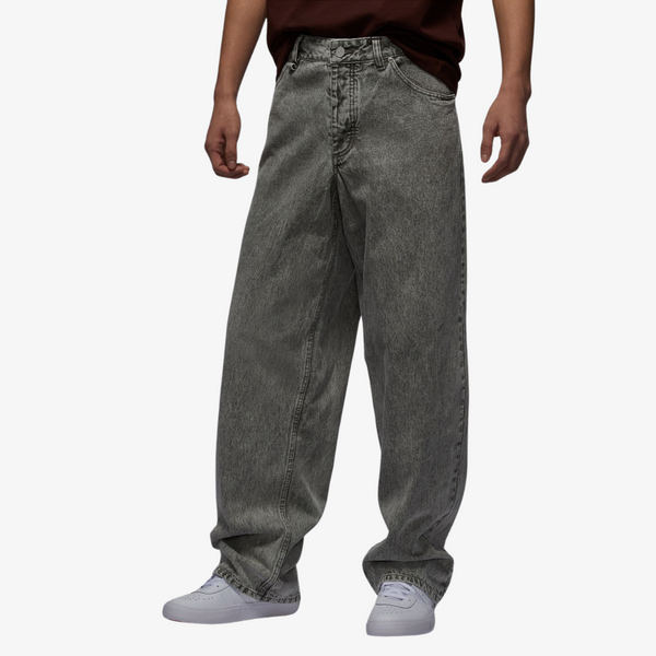 mens jordan denim pants (grey)